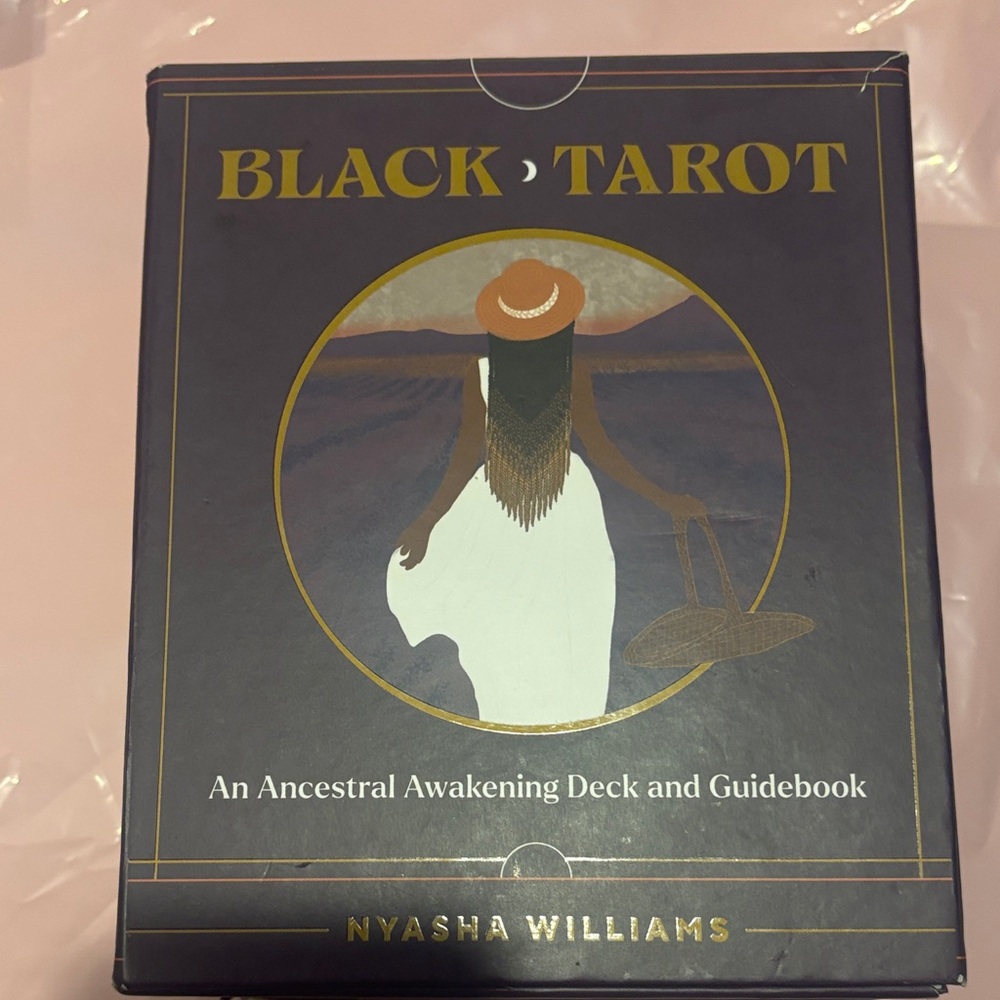 Black Tarot Deck with Guidebook